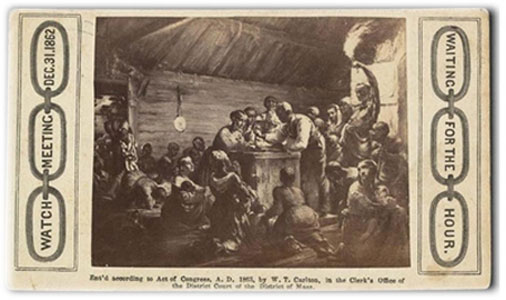 Image of News Year Day Celebration in Black Culture in 1800s