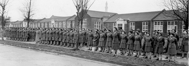 Image of World War II, the 855 women of color